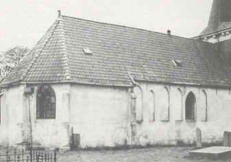 De kerk van Wedde vóór de restauratie.